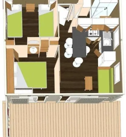 Chalet Le Genevrier אתר קמפינג *